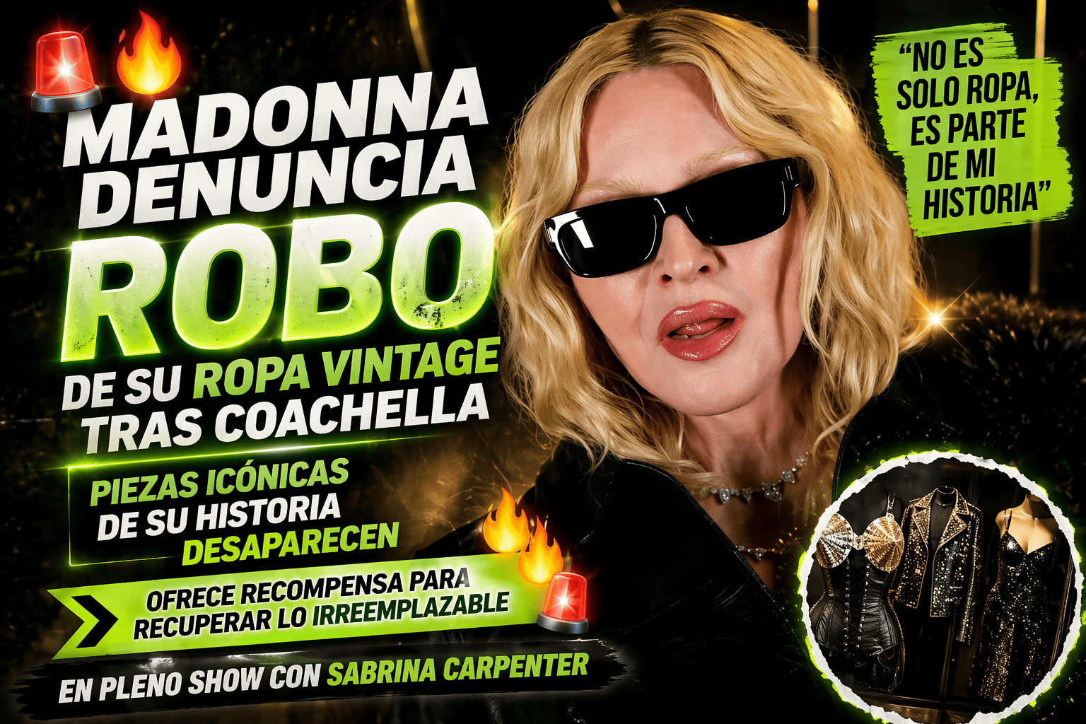 MADONNA DENUNCIA