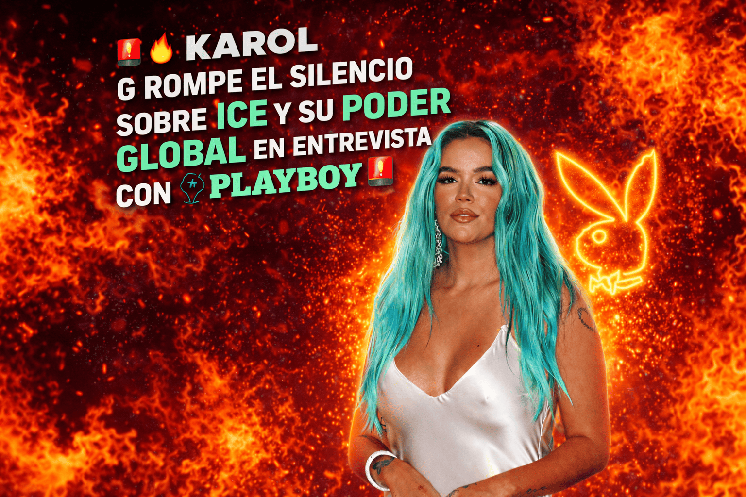 KAROL G ROMPE EL SILENCIO SOBRE ICE