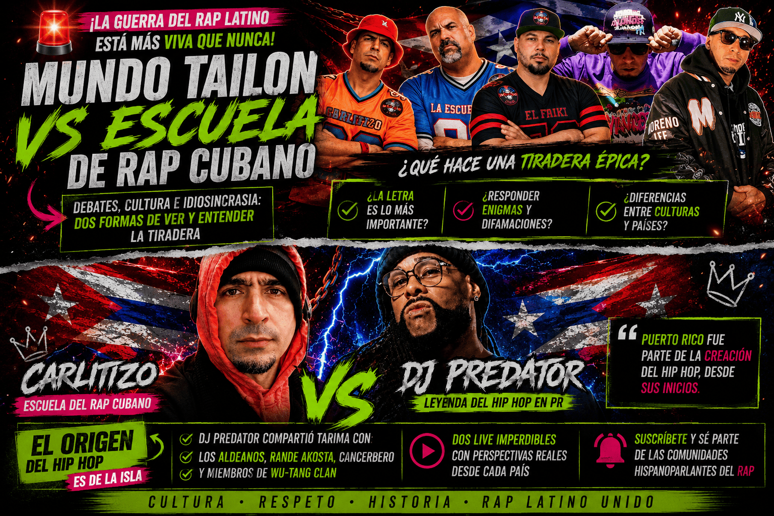 EL RAP LATINO EN GUERRA