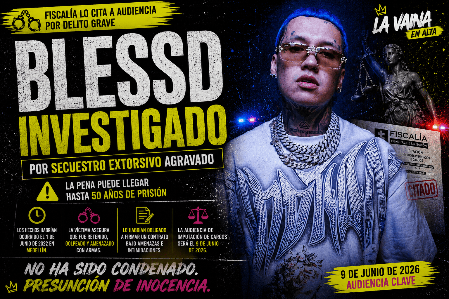 BLESSD ENFRENTA DELICADA INVESTIGACIÓN