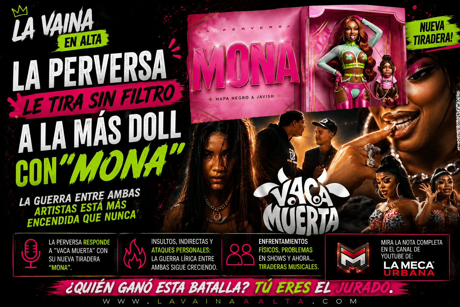 LA PERVERSA RESPONDE CON “MONA”..